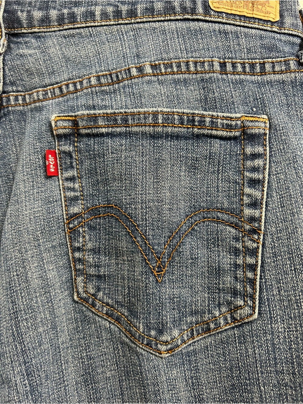 Levi's Medium Blue Straight-Leg Women's Jeans - Picture 5 of 6
